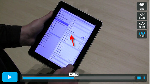 file sharing on the iPad