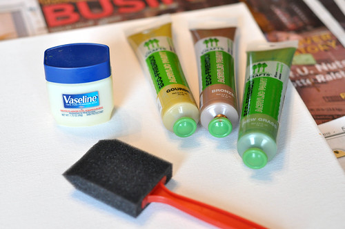 Painting with Vaseline