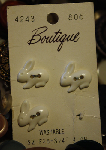 Bunny buttons