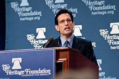 Rep. Eric Cantor (R-VA) addresses the spring 2010 President's Club meeting