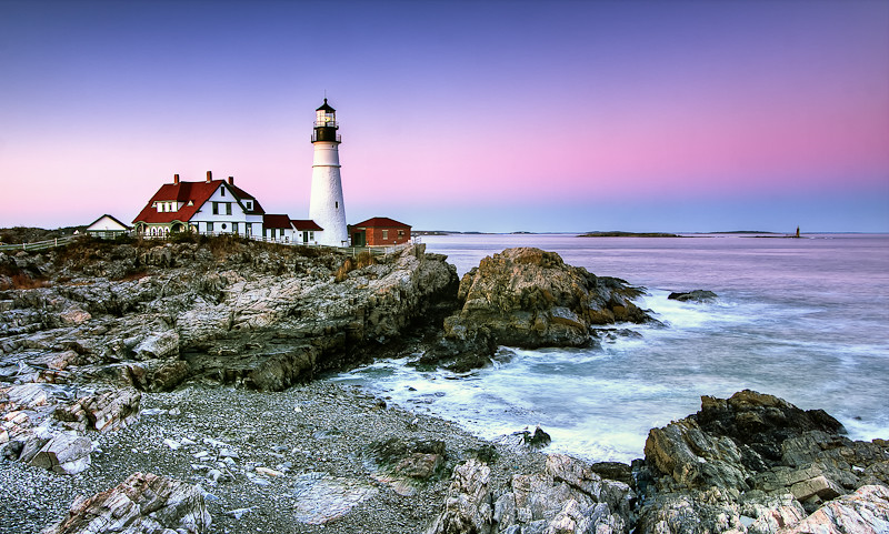 Lighthouse in Maine... (HDR)