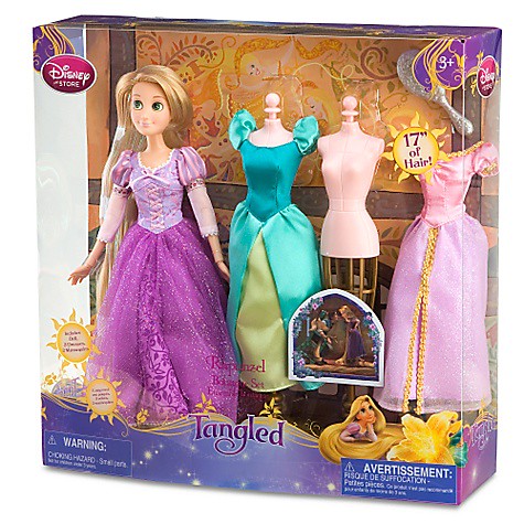 Juguetes de Enredados: La muñeca de Rapunzel y Flynn (Disney)