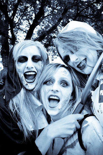 Zombie girls by gordonplant, on Flickr