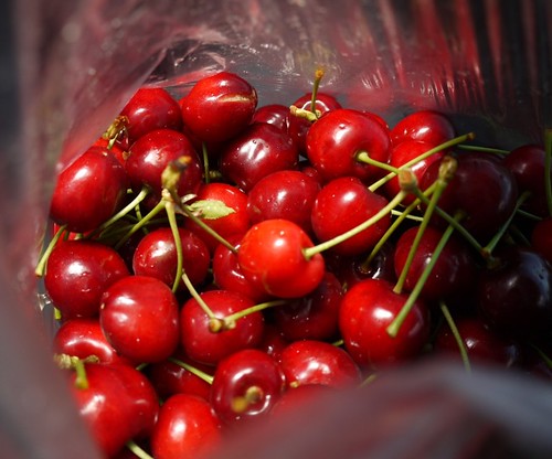 4 of 12: Cherries Bought at the Roadside at St Peter's Pass