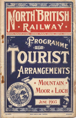 North British Railway - tourist timetables - June 1903 by mikeyashworth