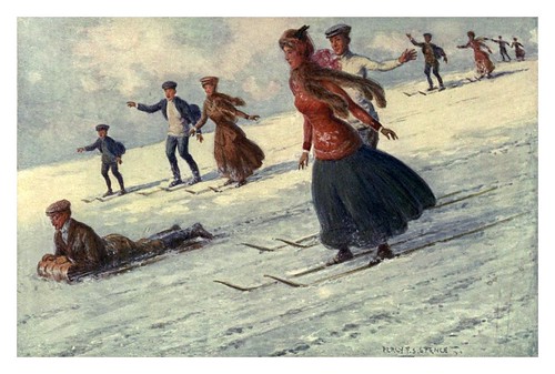 015-Deportes de nieve en la Montaña Kosciusko-Australia (1910)-Percy F. Spence