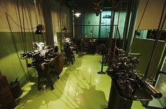 Maschinen im Uhrenindustriemuseum in Schwenningen