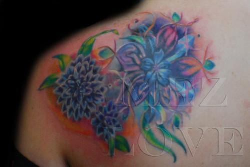Flower Tattoo For Shoulder. shoulder flower tattoo