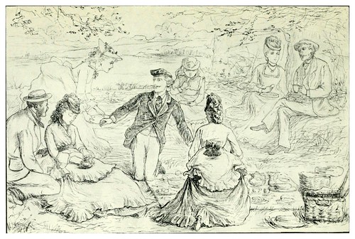 031- Boceto de un picnic-Kate Greenaway 1905- Marion Spielmann y George Layard