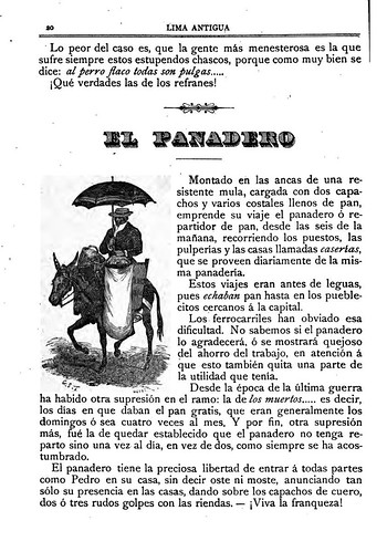 026-El panadero-Lima Antigua 1890-Carlos Prince