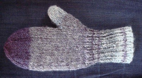 blue frost mittens