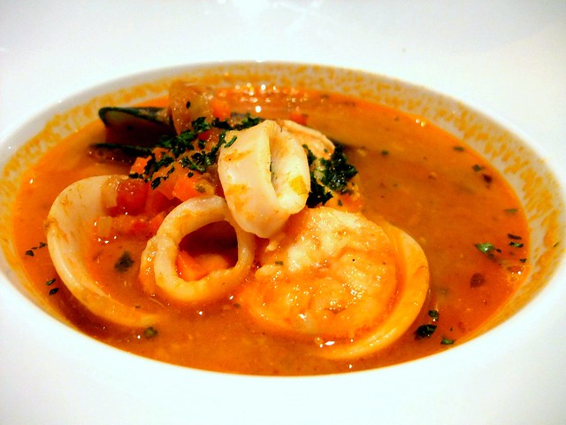 Zuppa di Pesce alla Marinara (Seafood Tomato and Saffron Soup)