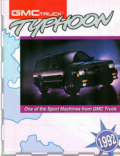 1992 brochure gmc typhoon