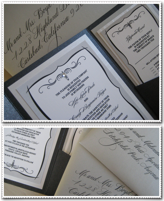 Invitation Envelope Calligraphy
