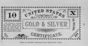 Veeder Gold and Silver Certificate
