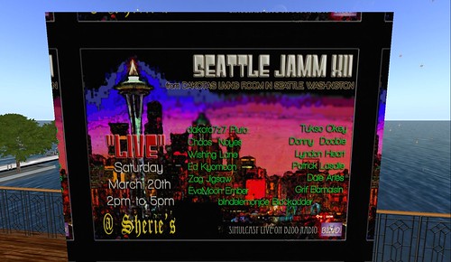 seattle jam at sheries in second life