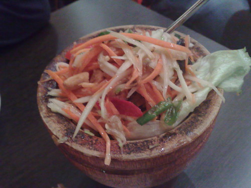 papaya and crab salad