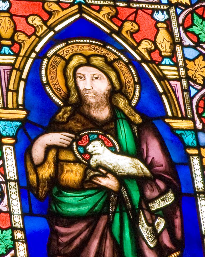 Santa Croce Stained Glass John Baptist