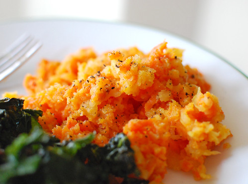 Coarsely Mashed Carrot and Rutabaga