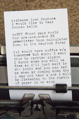 Manual Typewriter Tweets 06