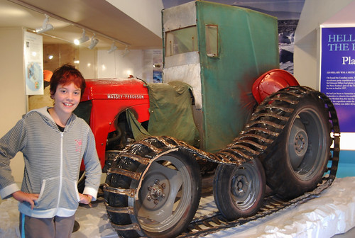 Tractor used in the Antarctic