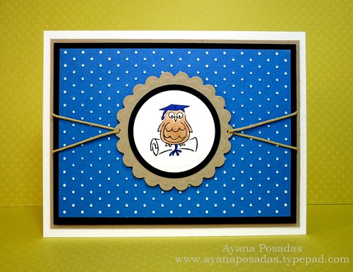Graduation Owl- Blue (1)