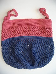 Crochet grocery bag pattern by Knot By Gran'ma
