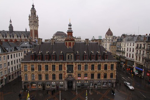 From the Ferris wheel in Lille, northern France.