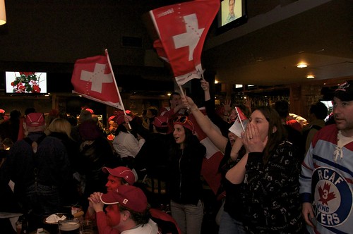 Vancouver 2010: Day 7 - House of Switzerland to watch Canada vs. Switzerland Men's Hockey