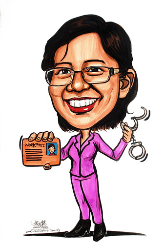 Caricature for Ministry of Manpower - 8