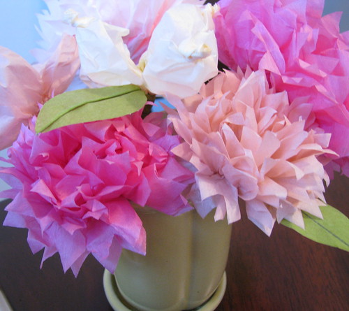 tissue paper flowers craft. Martha Stewart Tissue Paper