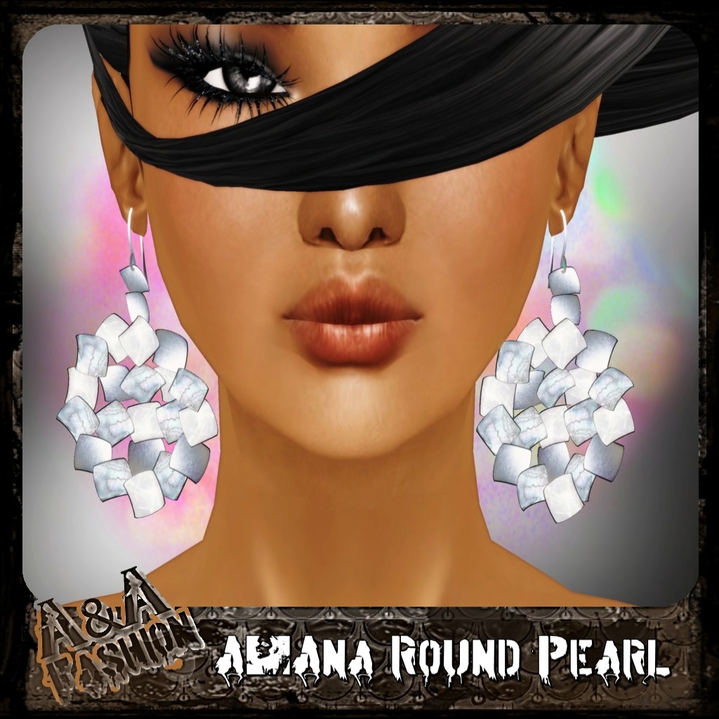 A&ANA Earrings Pearl Round