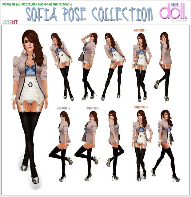 [doll.]™ Sofia Pose Collection