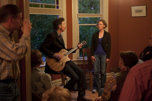 Walter Parks plays a house concert