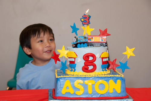 aston and thomas birthday cake