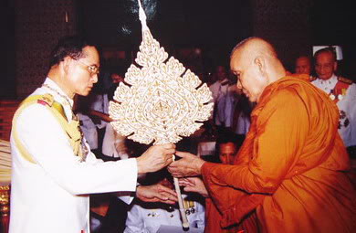 King and a famous Monk