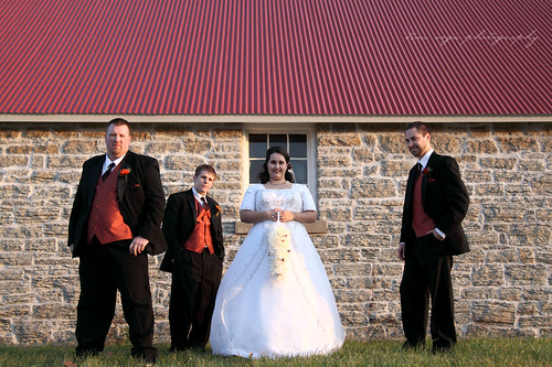bride and the guys