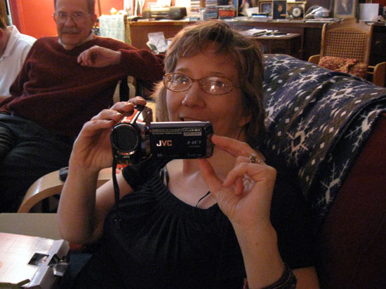 Alyce With Her New Camera (Click to enlarge)