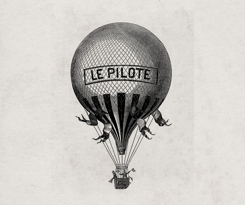 Air balloon illustration by Vintage Collective
