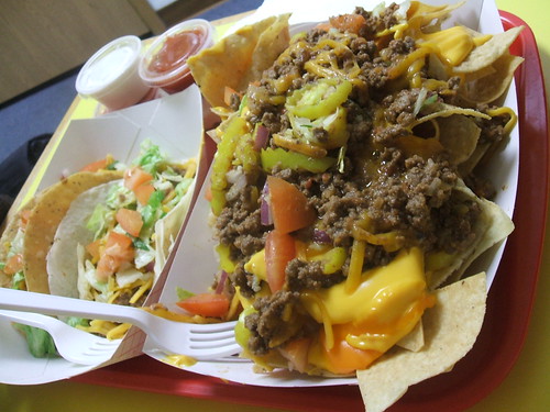 Nachos and tacos