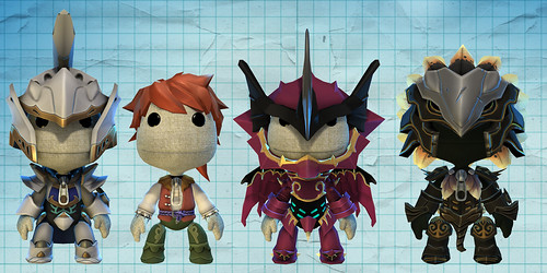 LittleBigPlanet White Knight Chronicles costumes