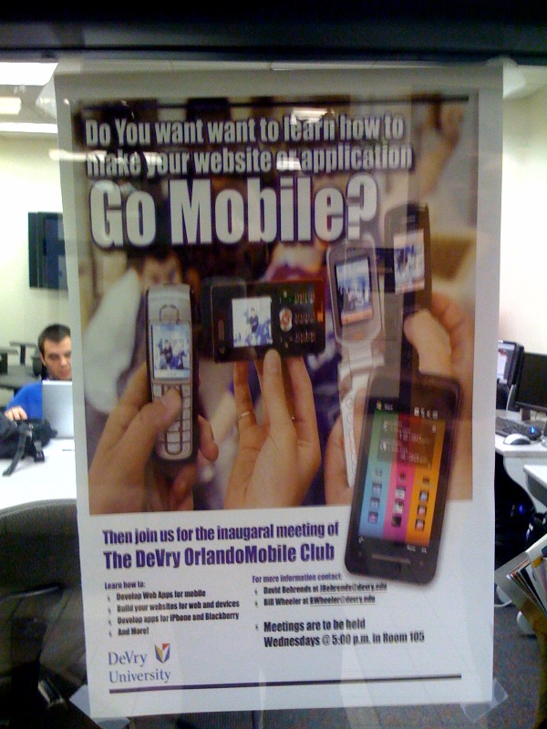 Go mobile!