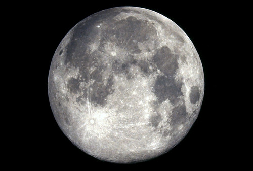 Full Moon Through a Telescope