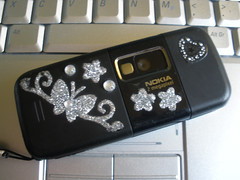 My phone with stickers
