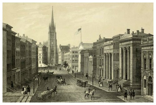028-Wall Street-New York en 1850-The Eno collection of New York City-NYPL