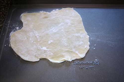 olive oil flatbread, pre-oven