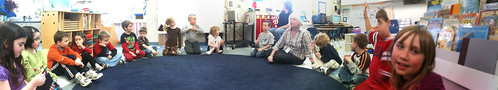 Classroom circle time with Maria Knee