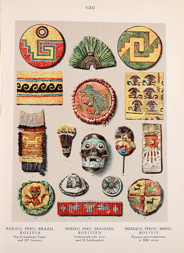 032- Mexico-Peru-Brasil-Bolivia epoca Precolombina-Ornament two thousand decorative motifs…1924-Helmuth Theodor Bossert