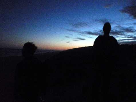 Adam & me at twilight
