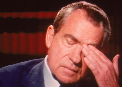 president nixon resigns. president Richard Nixon is